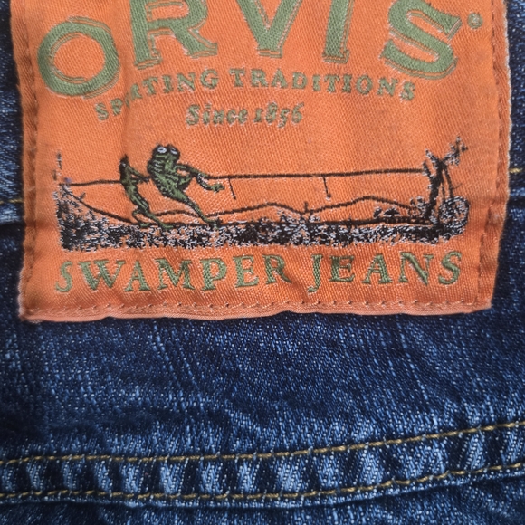 Orvis Vintage  Men's Swamper Straight Leg Jeans 36x30 - Picture 5 of 7